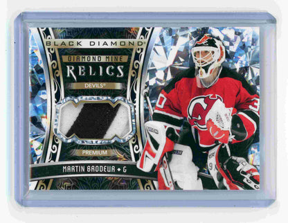 2022-23 Upper Deck Black Diamond – Martin Brodeur Diamond Mine Relics #DMR-MB