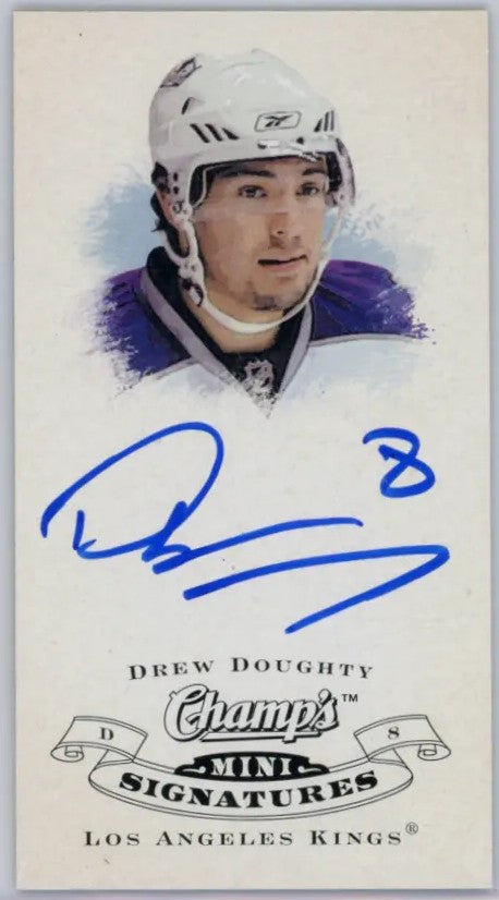 2008-09 Champ’s Minis Signatures Drew Doughty Autographe
