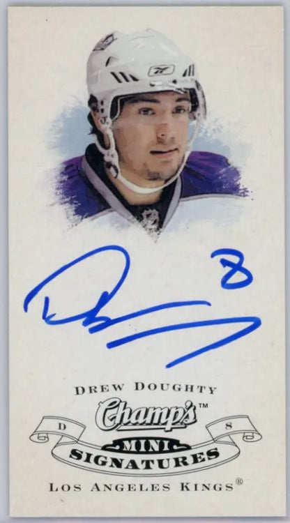 2008-09 Champ’s Minis Signatures Drew Doughty Autographe