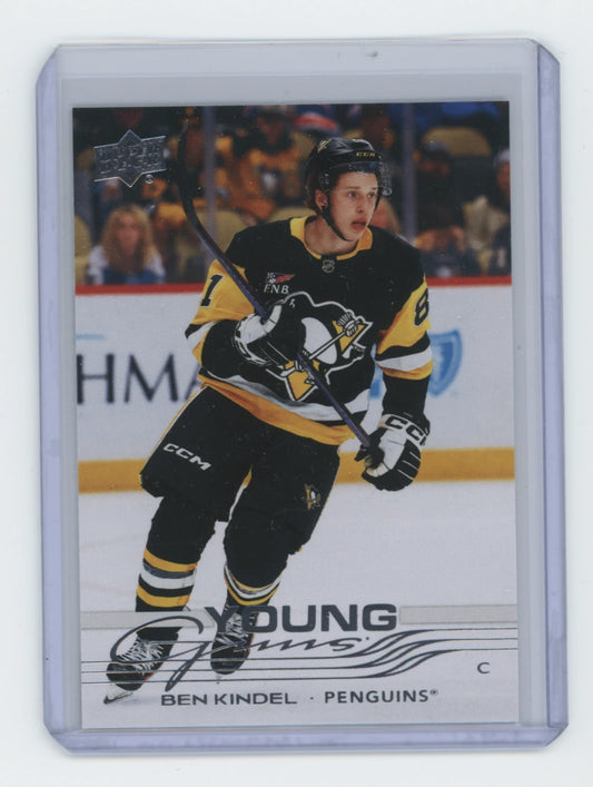 2025-26 Upper Deck Series 2 Young Guns #453 Ben Kindel – Pittsburgh Penguins