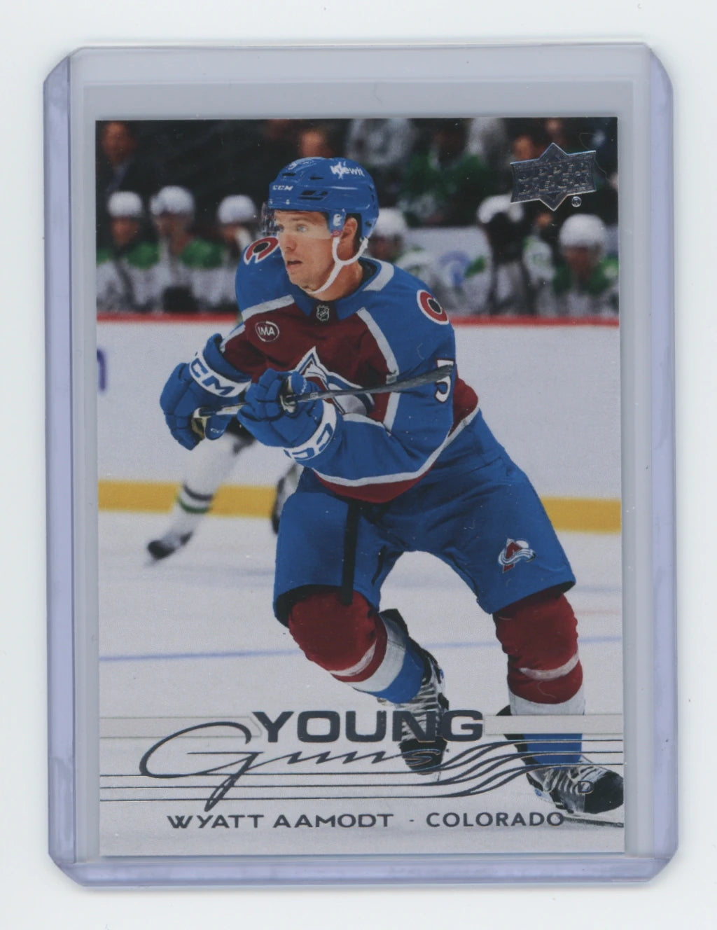 2025-26 Upper Deck Series 2 Young Guns #458 Wyatt Aamodt – Colorado Avalanche