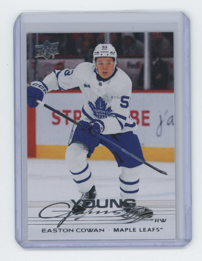 2025-26 Upper Deck Series 2 Young Guns #462 Easton Cowan – Toronto Maple Leafs