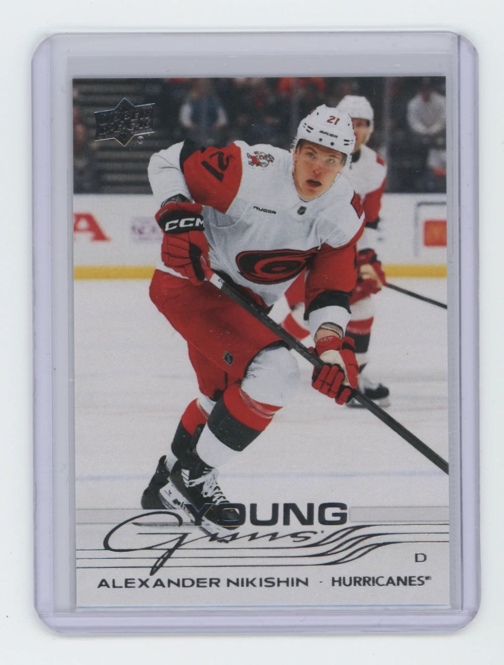 2025-26 Upper Deck Series 2 Young Guns #461 Alexander Nikishin – Carolina Hurricanes