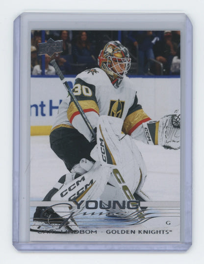 2025-26 Upper Deck Series 2 Young Guns #464 Carl Lindbom – Vegas Golden Knights