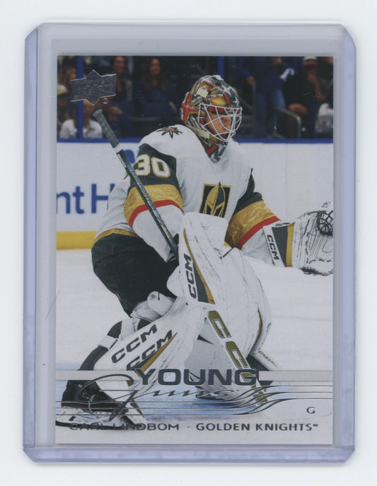 2025-26 Upper Deck Series 2 Young Guns #464 Carl Lindbom – Vegas Golden Knights