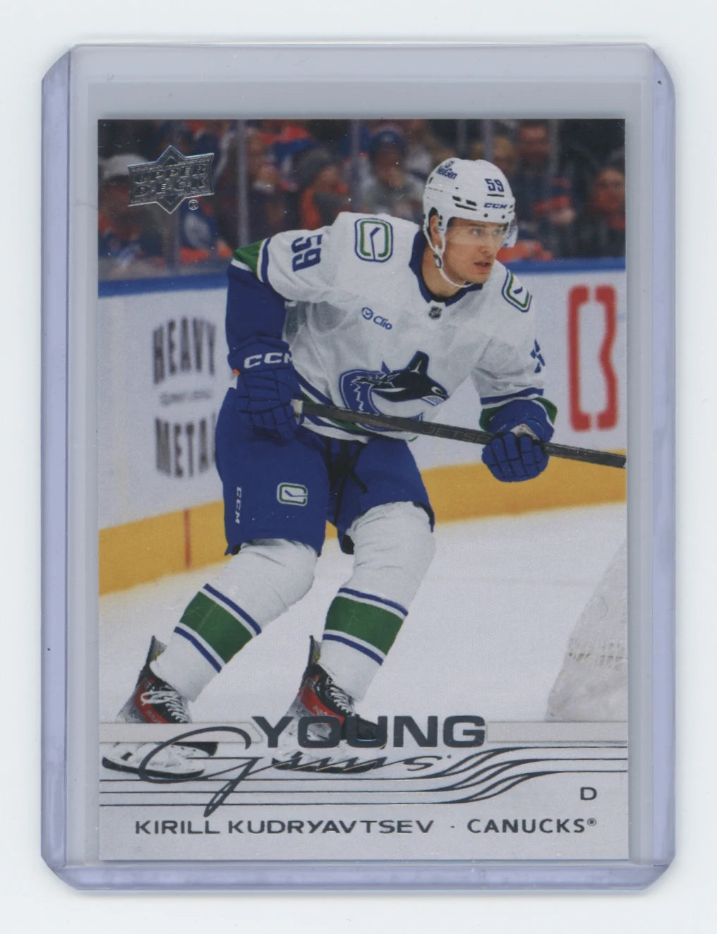 2025-26 Upper Deck Series 2 Young Guns #468 Kirill Kudryavtsev – Vancouver Canucks