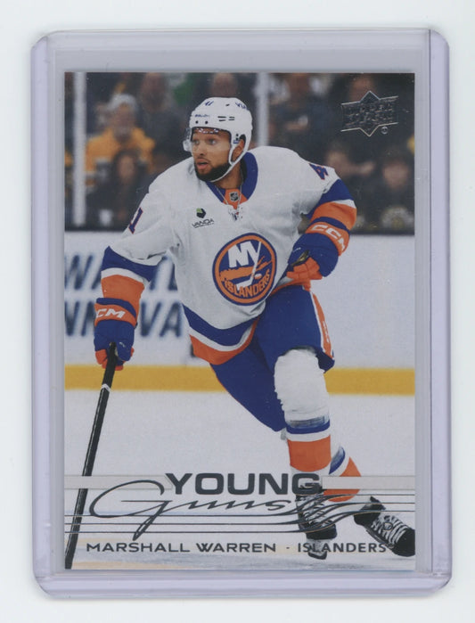 2025-26 Upper Deck Series 2 Young Guns #467 Marshall Warren – New York Islanders