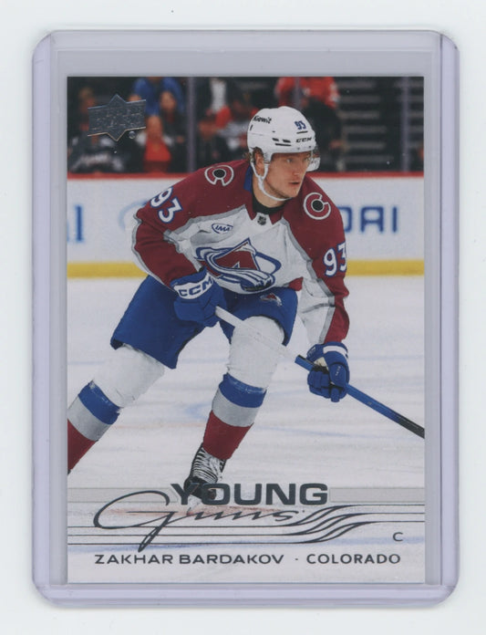 2025-26 Upper Deck Series 2 Young Guns #477 Zakhar Bardakov – Colorado Avalanche