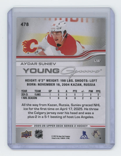 2025-26 Upper Deck Series 2 Young Guns #473 Devin Kaplan – Philadelphia Flyers