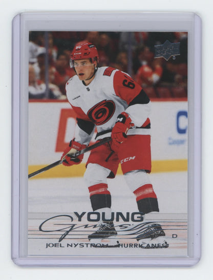 2025-26 Upper Deck Series 2 Young Guns #482 Joel Nystrom – Carolina Hurricanes