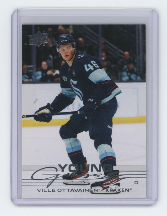 2025-26 Upper Deck Series 2 Young Guns #480 Ville Ottavainen – Seattle Kraken