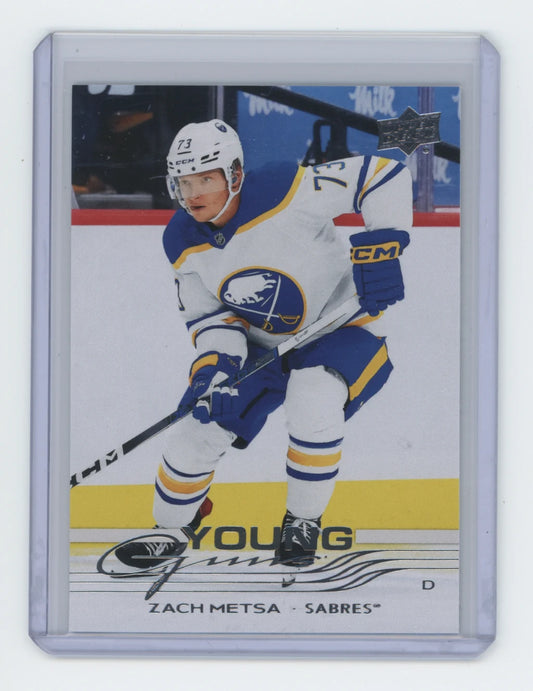 2025-26 Upper Deck Series 2 Young Guns #490 Zach Metsa – Buffalo Sabres