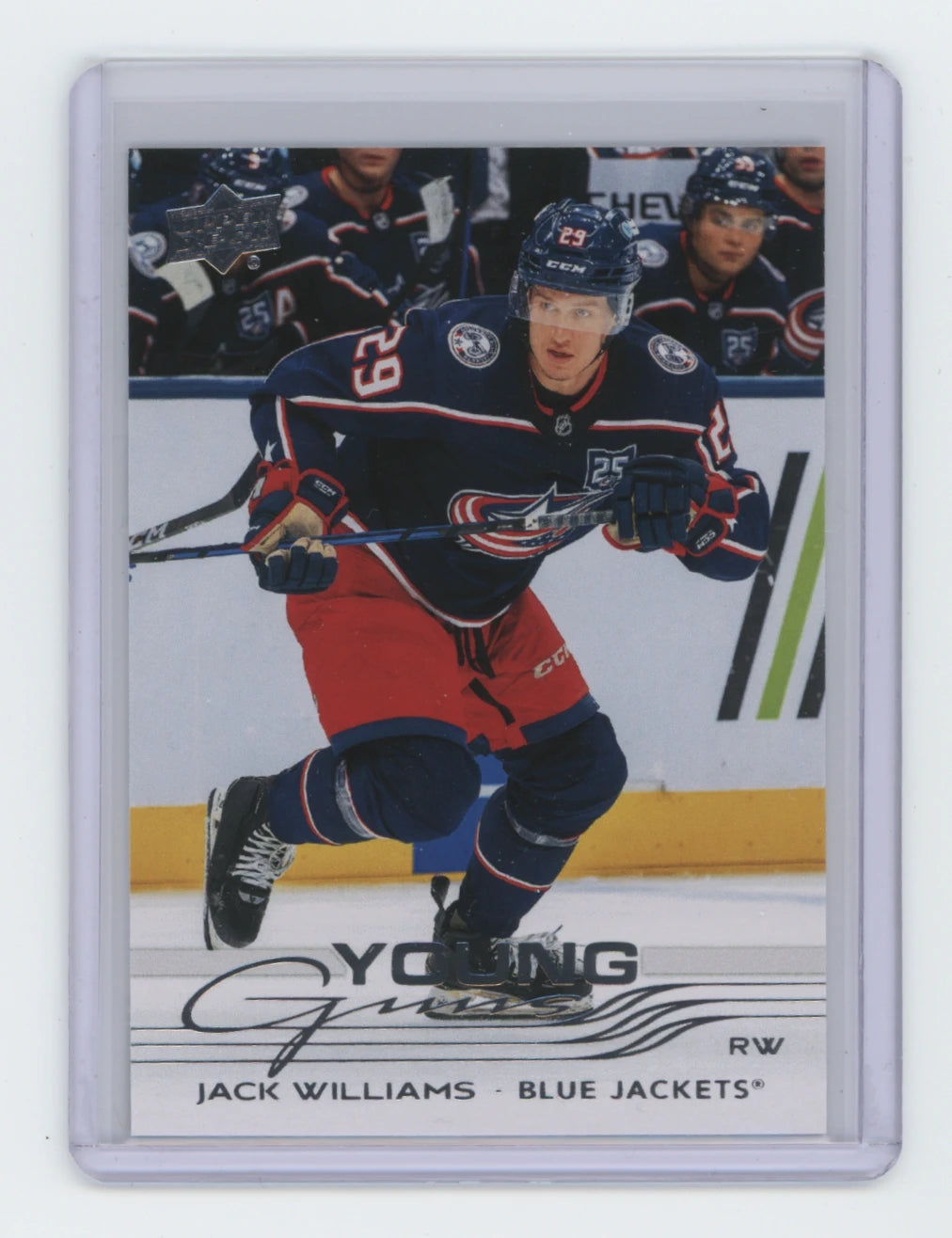 2025-26 Upper Deck Series 2 Young Guns #493 Jack Williams – Columbus Blue Jackets