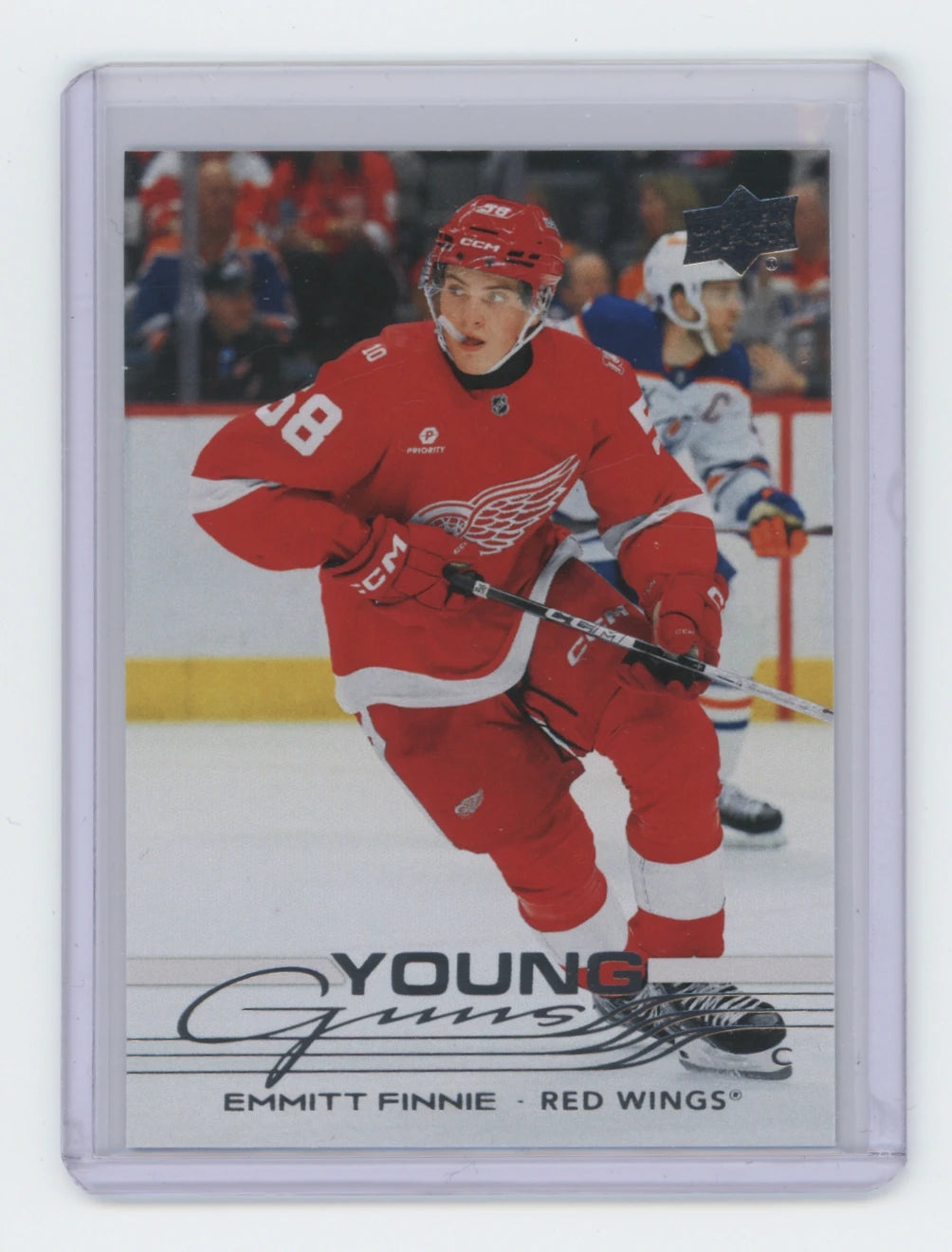 2025-26 Upper Deck Series 2 Young Guns #494 Emmitt Finnie – Detroit Red Wings