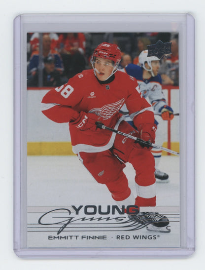 2025-26 Upper Deck Series 2 Young Guns #494 Emmitt Finnie – Detroit Red Wings