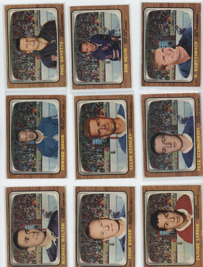 1966-67 Topps Hockey – Set Partiel 99/132 – POOR