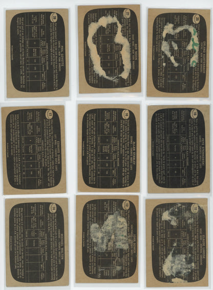 1966-67 Topps Hockey – Set Partiel 99/132 – POOR
