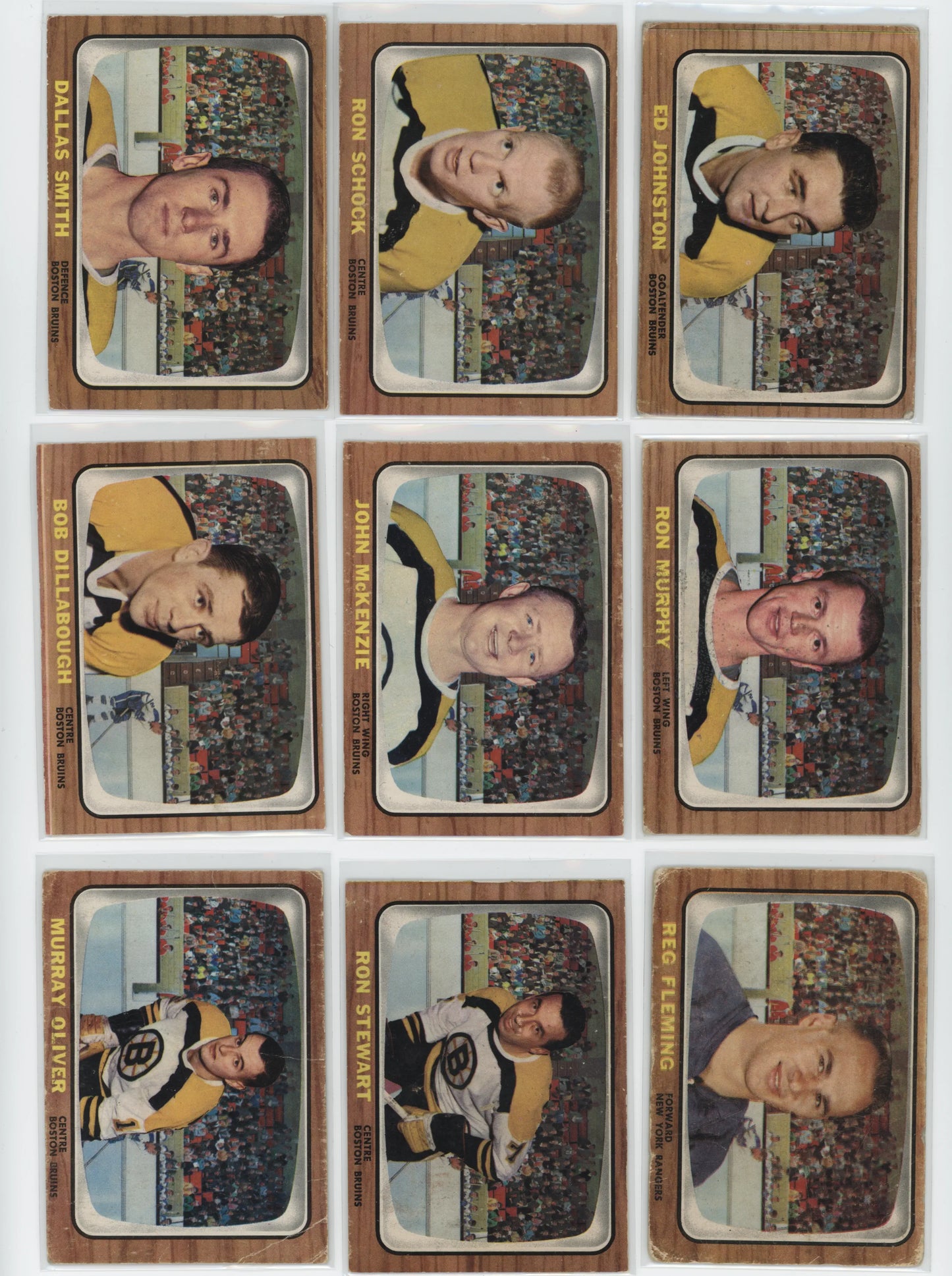 1966-67 Topps Hockey – Set Partiel 99/132 – POOR