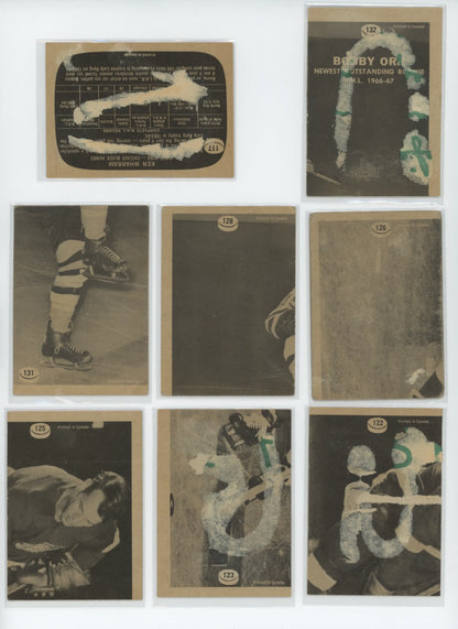 1966-67 Topps Hockey – Set Partiel 99/132 – POOR