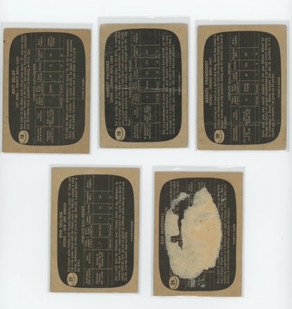 1966-67 Topps Hockey – Set Partiel 99/132 – POOR