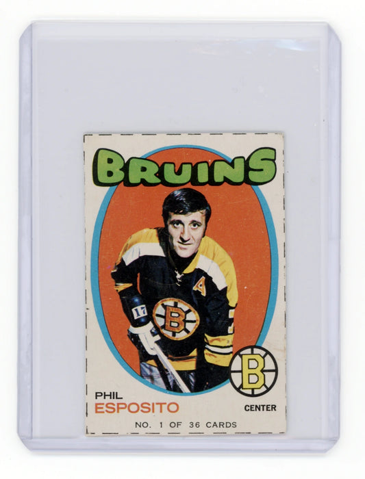 1971-72 O-Pee-Chee Bazooka #1 Phil Esposito