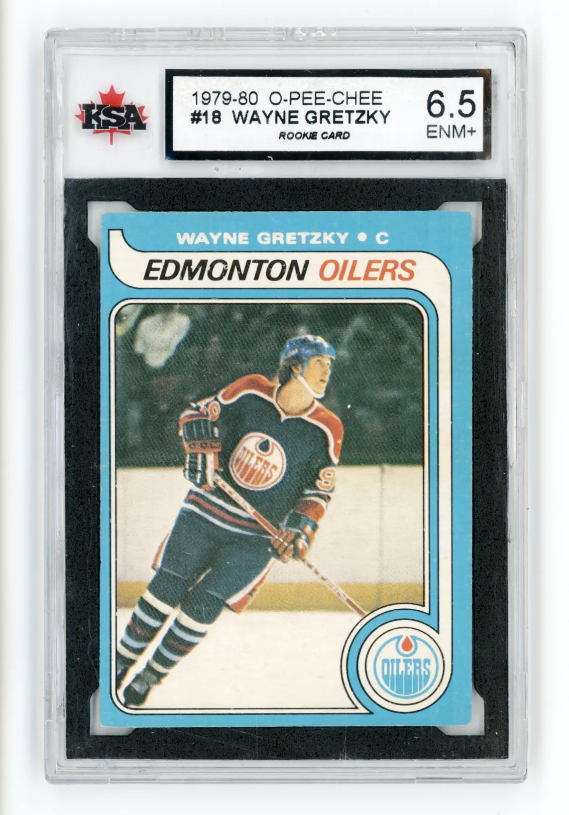 1979-80 O-Pee-Chee #18 Wayne Gretzky Rookie KSA 6.5