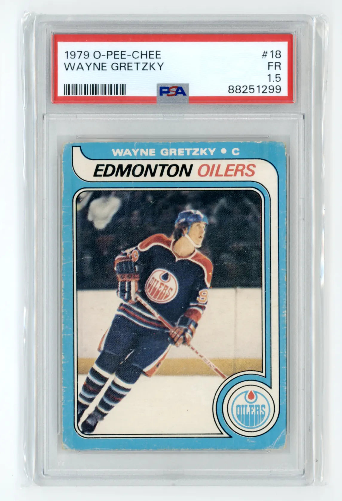 1979-80 O-Pee-Chee #18 Wayne Gretzky PSA 1.5 FR