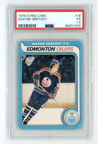1979-80 O-Pee-Chee #18 Wayne Gretzky PSA 1.5 FR