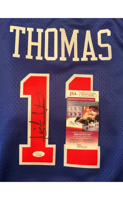Isiah Thomas – Jersey Swingman Mitchell & Ness Detroit Pistons Autographié – JSA Witnessed