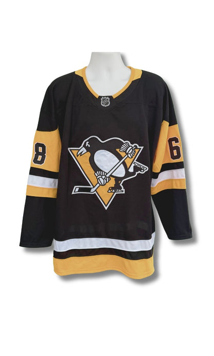 Jaromir Jagr – Chandail Fanatics Authentic Pro Noir Penguins Pittsburgh  Autographié – Beckett Authentique (Signature Argent)