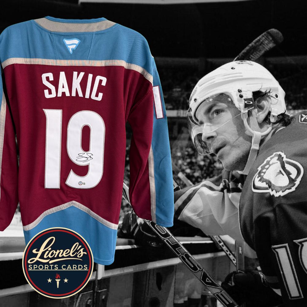 Joe Sakic – Chandail Réplique Colorado Avalanche Autographié – Beckett Authentifié