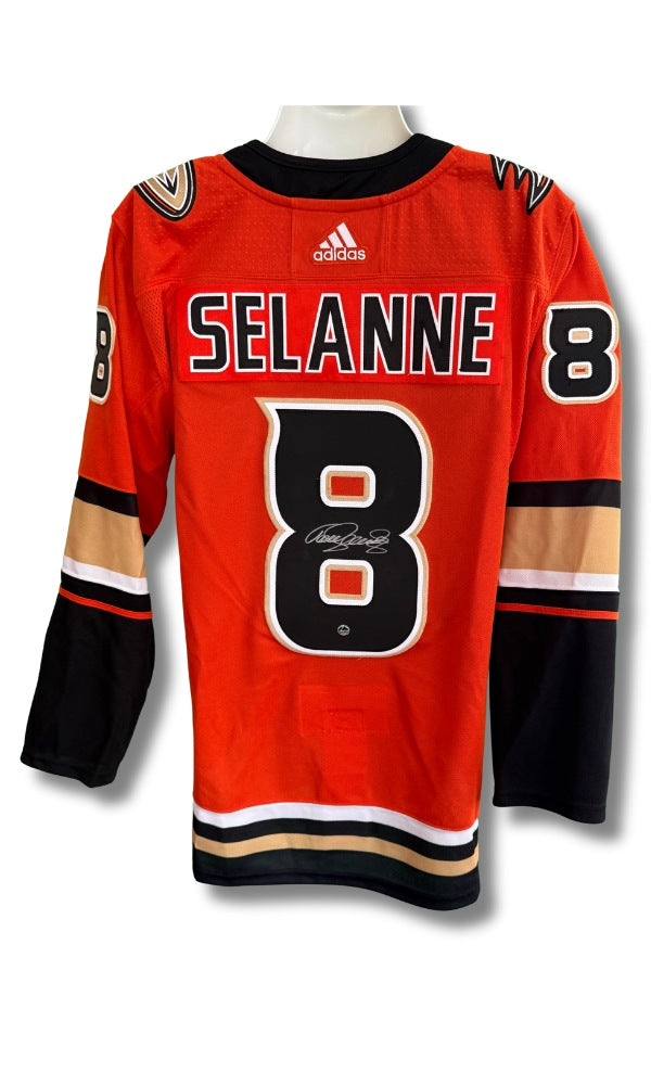 Teemu Selänne – Chandail Adidas Authentic Primegreen Autographié – Memorable Authentic